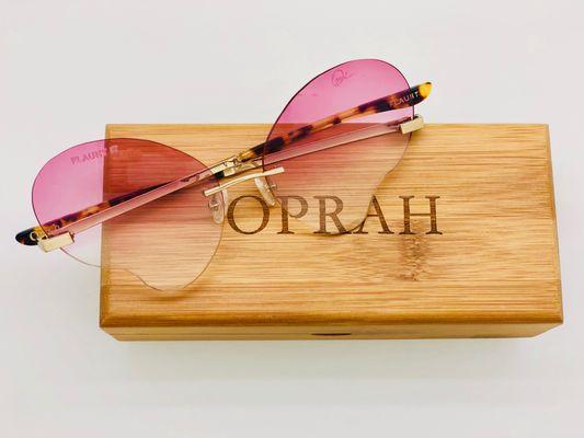 Bespoke Sunglasses for Oprah on her Birthday