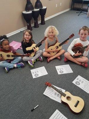 Ukulele lessons starting at age 4-adults!