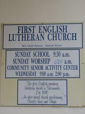 First English Lutheran Elca