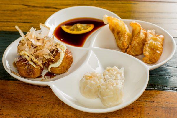 Seafood Dumpling Sampler