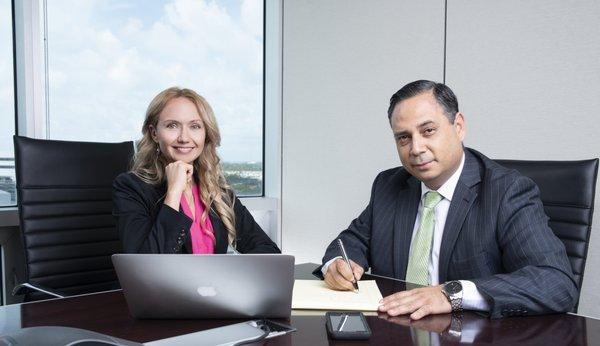 Attorneys ILona D. Anderson, Esq. and R. Martin Saenz, Esq.