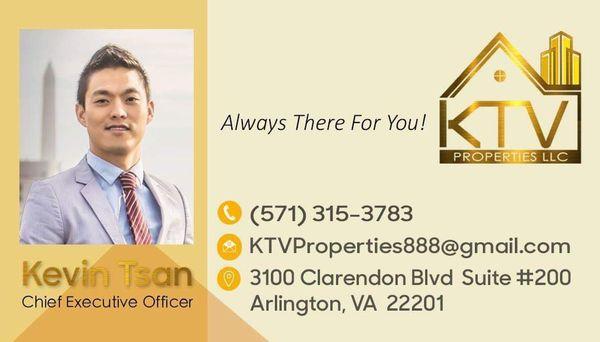 Kevin Tsan - KTV Properties