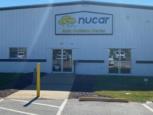 Updated exterior of Nucar Auto Collision