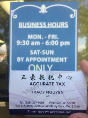 My 2018 Tax Service's Agent