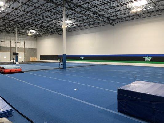 Our Ashburn location has three full size floors for team practices and classes!