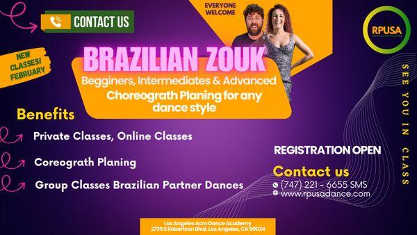 Specializing in Brazilian dances, private/group ballroom, wedding/quinceañera choreography,and online classes. Dance your heart out with us!