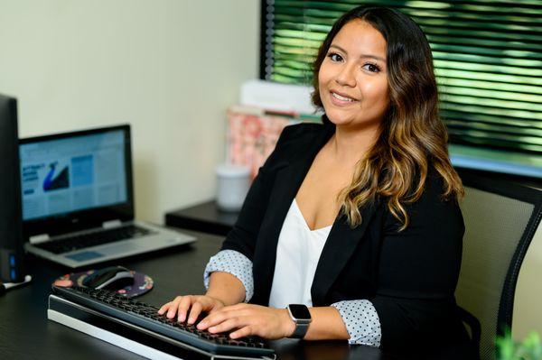 Jessie Mendoza Reyes- Our insurance guru & super star. Always willing to help.