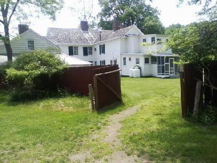 William Floyd house from the back