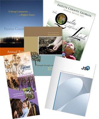 We offer brochure design and printing to streamline your marketing.