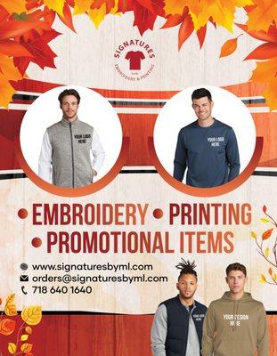 Embroidery / Printing & Promotional Products