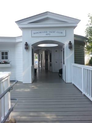 Yacht Club entrance.