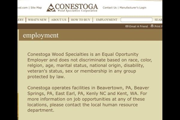 Non discrimination policy does not mention their refusal to cover contraception for employees.