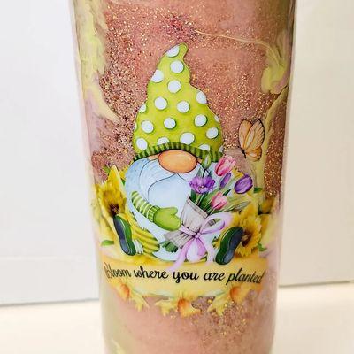 Handmade resin tumbler