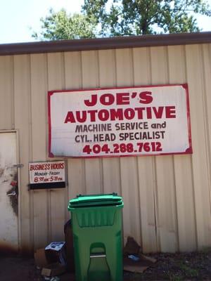 Joe's Automotive Machine Shop