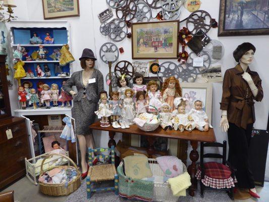 Antique doll collection