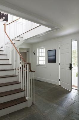 Connecticut Farmhouse, New Interior Foyer