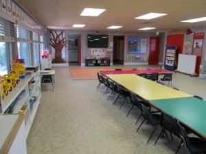 Welcome to our classroom for our growing 4's and 5's! As with each classroom, centers are located throughout the space to uti...