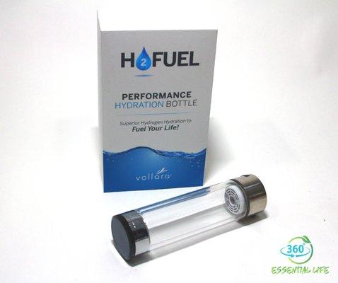 H2Fuel on-the-go Water Charging Bottle. Change the charge of your water from positive to negative and add unlimited hydrogen!