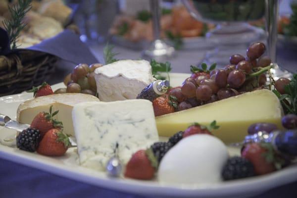 A very decadent and beautiful cheese plate