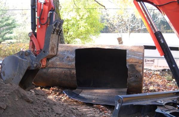 Oil Tank removal