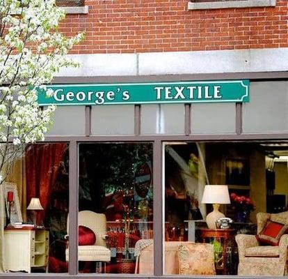 George's Textile Store front.