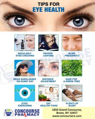 Tips for Eye Health.