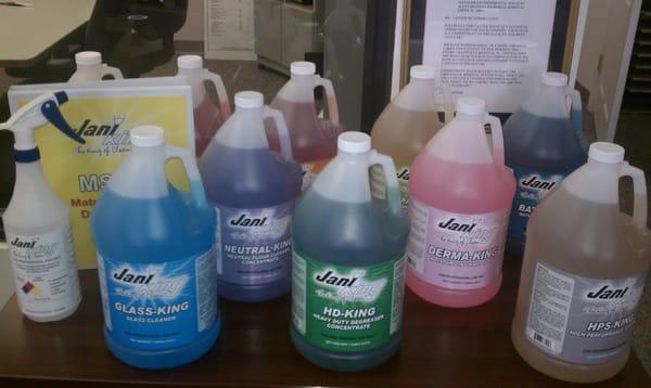 Our cleaning products