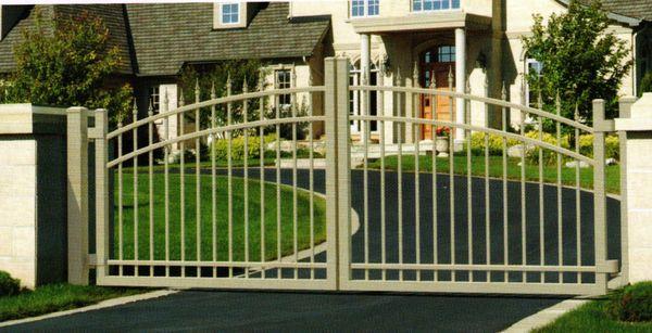 Aluminum Drive Gate . Ultra Brand. Made in the USA. Lifetime Warranty. Many colors and styles to choose from.