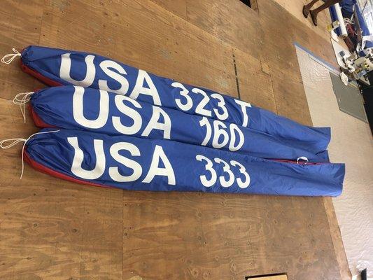 Main Sail Bags for USITA Tempest Long Beach.