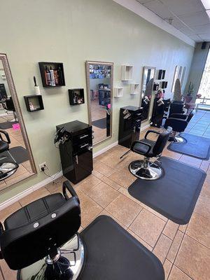 Salon booths