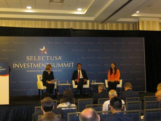 Jennifer Grady, Esq. speaking at the SelectUSA Investor Academy on employment law and visas for entrepreneurs (June 2017 in Washington, DC)