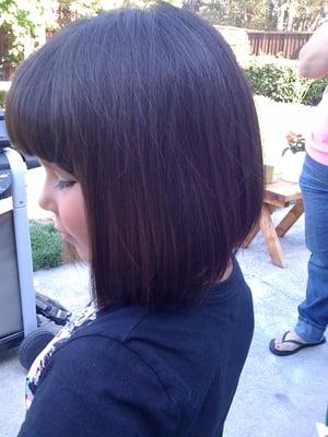 She wanted Dora the explorer hair!