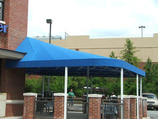 Expended a restaurant patio area to seat more clients.