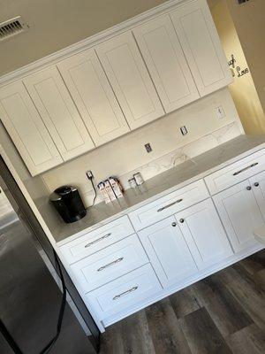 Mismatched cabinets