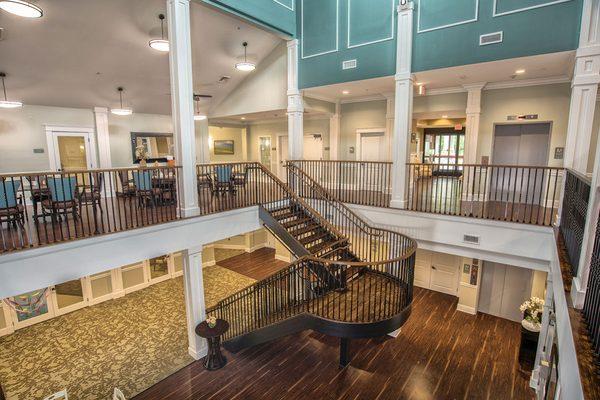 Dominion Senior Living of Johnson City | staircase