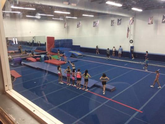 Tumbling practice!