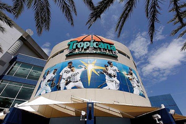 Tropicana Field Home Of Our MLB TEAM The RAYS OF TAMPA BAY .