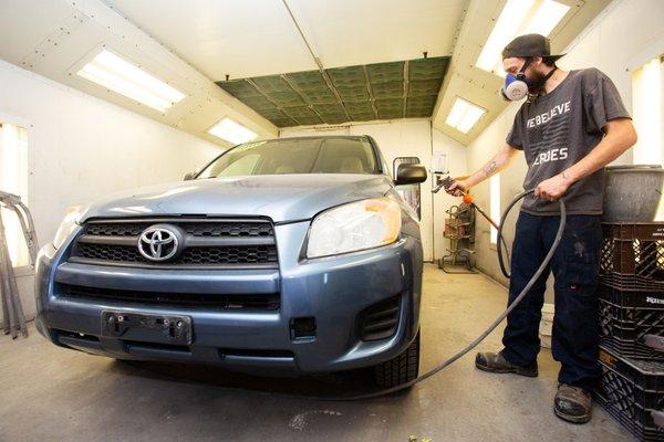 We offer paint service for anyone looking to alter the appearance of their vehicle, or erase damage caused by an accident.