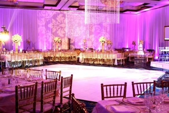 Event Lighting, Dance Floor, Draping, Gobo Spotlights