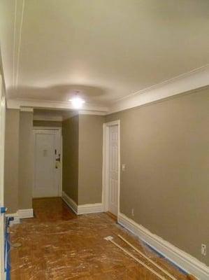 Painted hallway