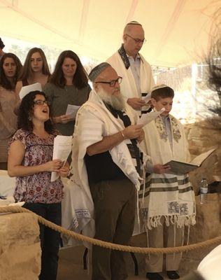 Co-officiating a Bar Mitzvah in Israel