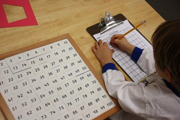 Mathematics - 100 Board and number practice