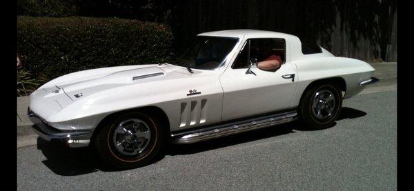 Dean's Auto Body & Paint takes good care of my 66 427 Vette