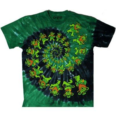 Grateful Dead Irish Spiral Bears Tie Dye T-Shirt #tiedye #tiedyeshirts #gratefuldead