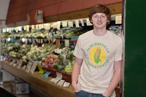 Owner and operator, Matt Taylor. Come in and see me and I can help you pick out the sweetest fruits and the freshest veggies!