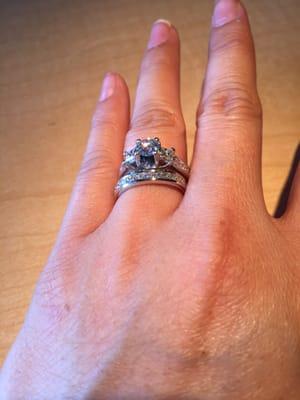 Got my ring cleaned! It's like a different ring!