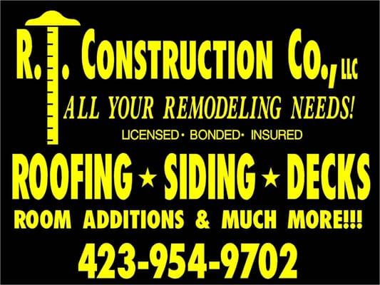 R T Construction Co LLC