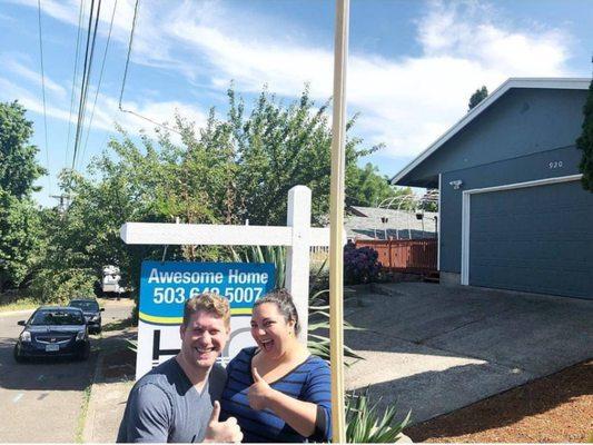 Happy Clients! Congrats on your new home Lindsay & Kevin!