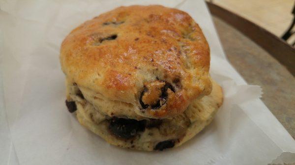 Lovely looking blueberry scone to good to pass up.