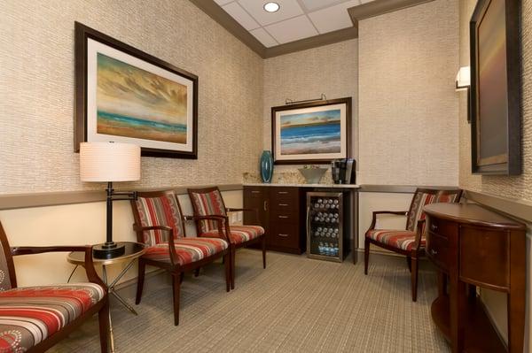 Relax in our surgical waiting area